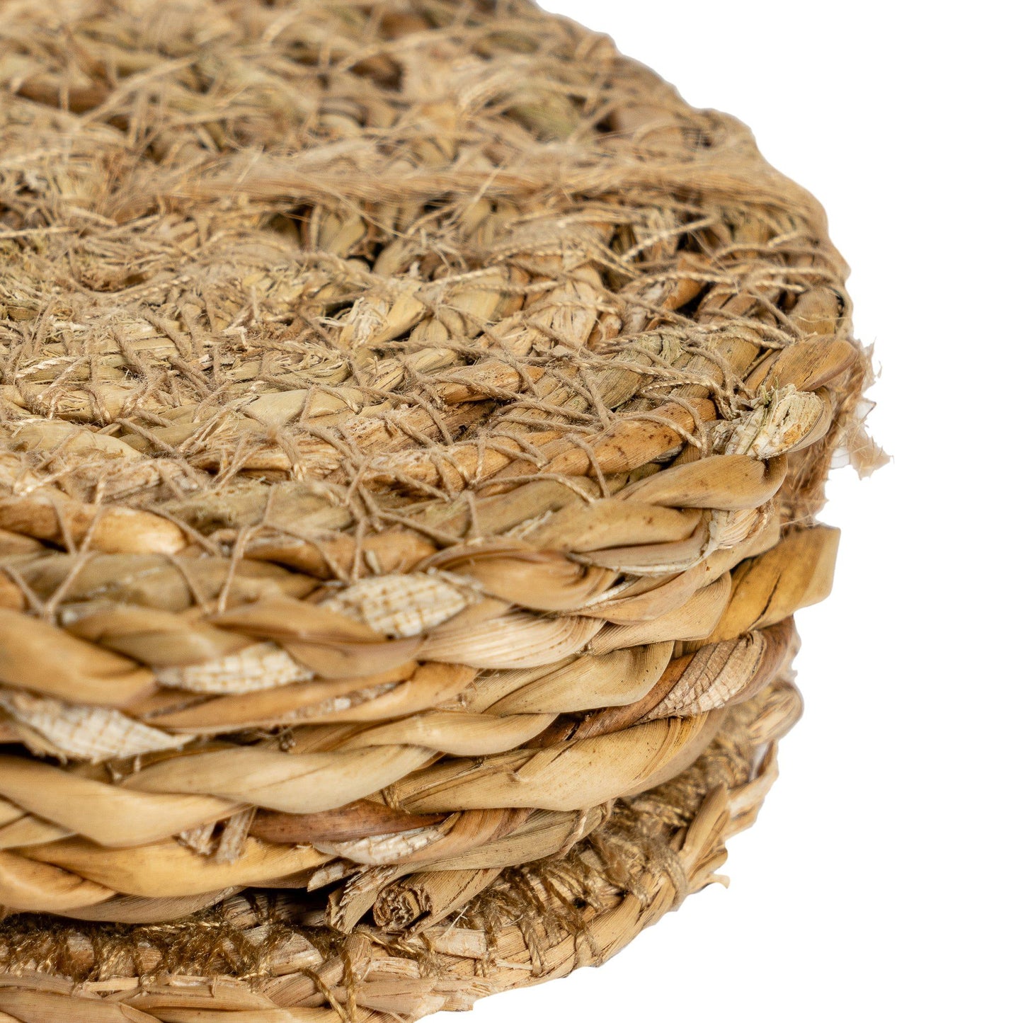 12pc Woven Typha Placemats & Coasters Set