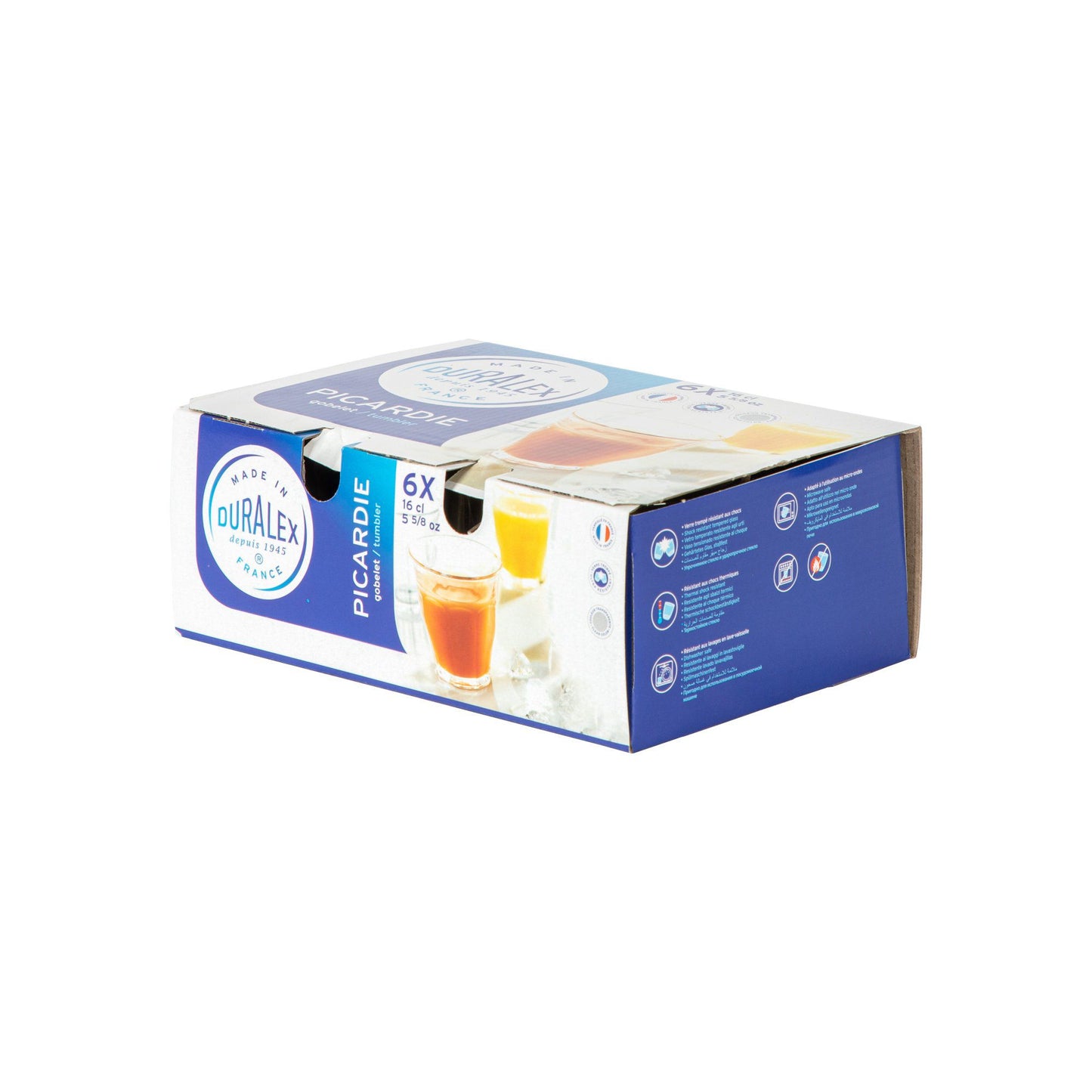 160ml Picardie Water Glasses - Pack of Six